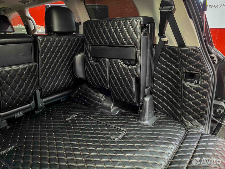 3Д коврики в багажник Toyota Land Cruiser 200