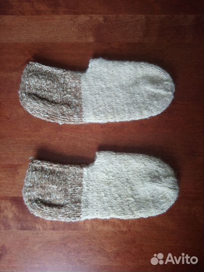 Носки вязаные шерстяные