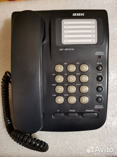 Телефон проводной BBK