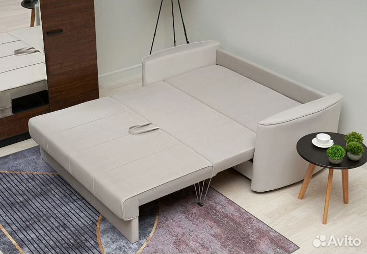 Диван еврокнижка Колибри бежевый