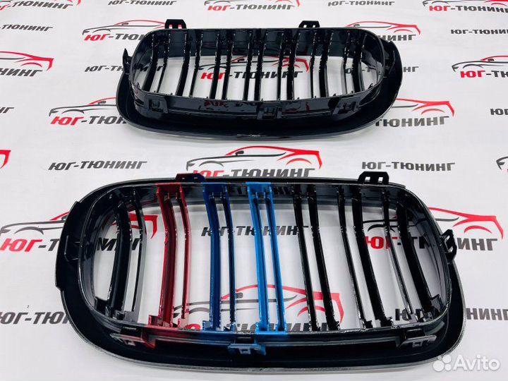 Ноздри BMW Х5 f15 в стиле Х5 М с триколором Bmw Х5