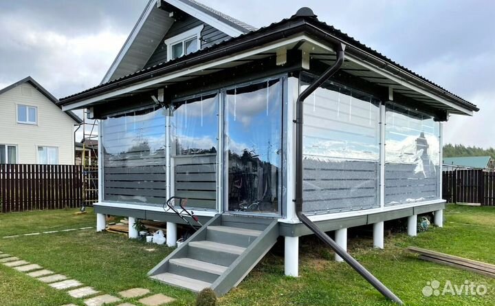 Мягкие окна пвх для террас