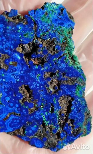 Азурит редкий пластина