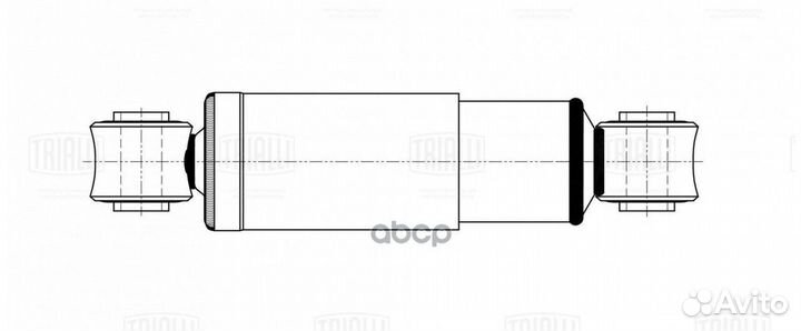 Амортизатор для прицепов trialli для а/м ROR