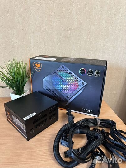 Блок питания cougar 750w 80 gold auric на гарантии