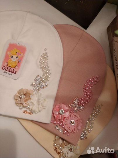 Шапка детская двойной хлопок