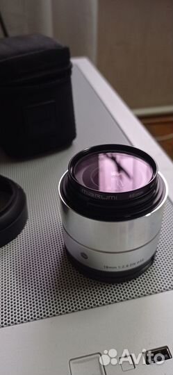 Объектив sigma 19mm 2.8 art Sony E + фильтр marumi