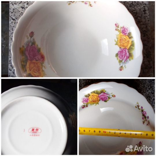 Тарелки фарфор фирменный китай-япония