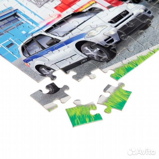 Пазл «Полезные машины», 80 деталей