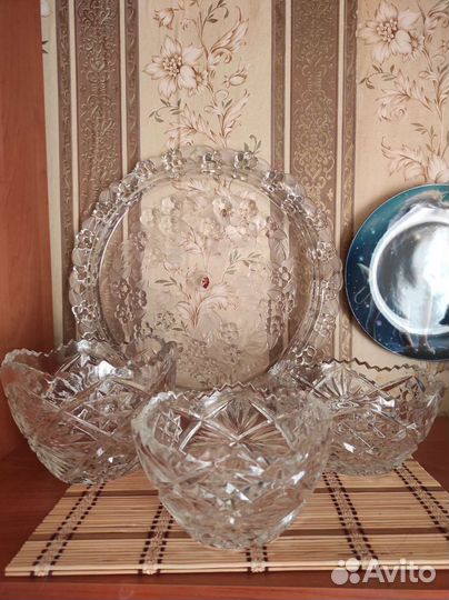 Хрустальная посуда СССР, Чехия, мельхиор