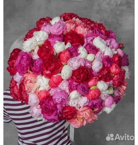 Пионы букет