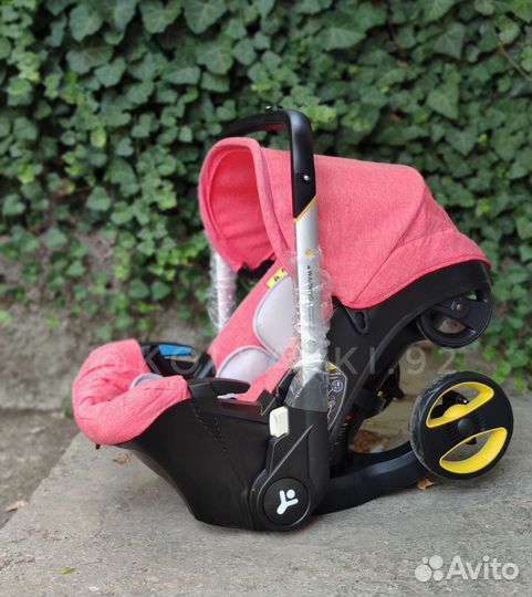 Коляска автокресло foofoo 4 в 1 (pink)
