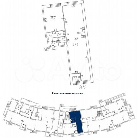 Продажа ПСН 58.2 м² с ремонтом