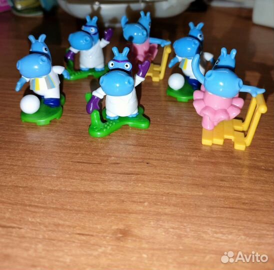 Коллекция бегемотиков Киндер