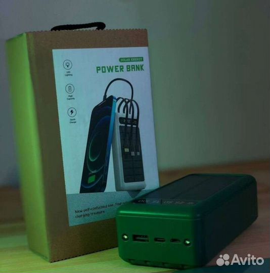 Павербанк 50000 новый на солнечных батареях