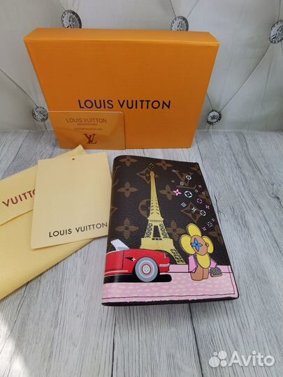 Обложка на паспорт louis vuitton париж,2023 новая