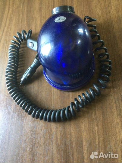 Синяя мигалка со звуковым спецсигналом