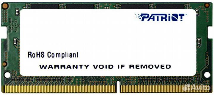 4Gb DDR4 2400MHz Patriot SO-dimm (PSD44G240081S)