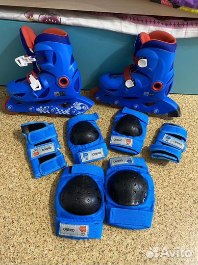 Детские ролики и защита