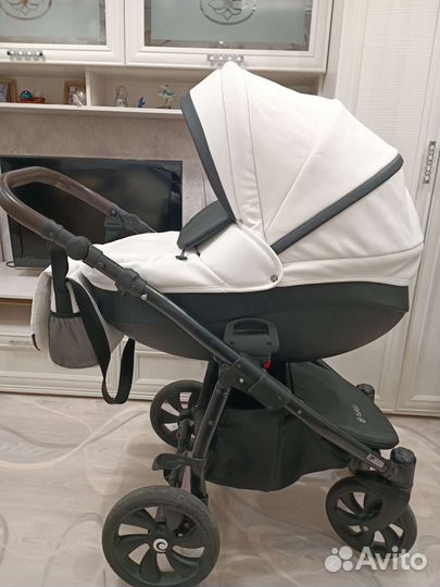 Коляска 2 в 1 эко кожа