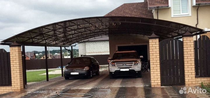 Навес под ключ