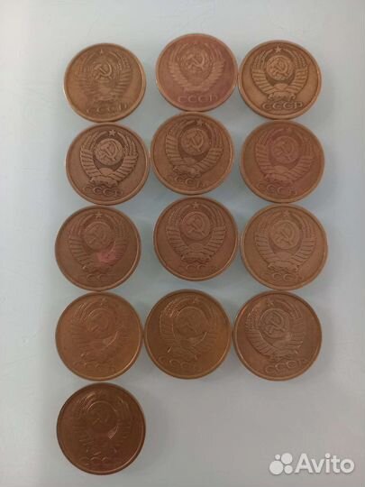 Монета 5коп.1961-1991г