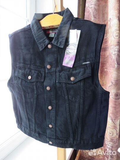 Жилет винтажный Jordache 90-е новый не ношеный