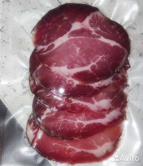 Сыровяленное мясо (коппа)