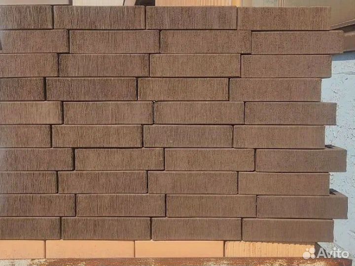 Кирпич облицовочный пустотелый Графит полуторный 1,4нф