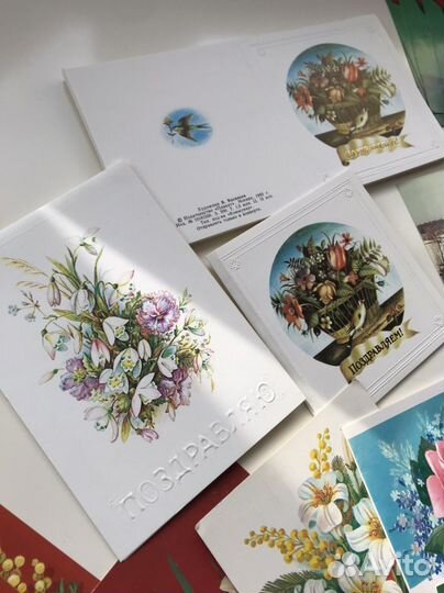 Винтажные советские открытки/почтовые конверты