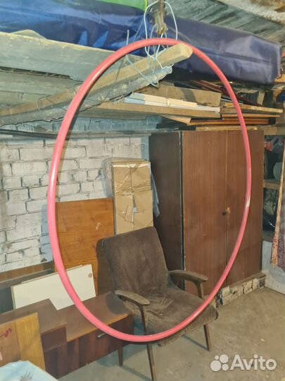 Обруч хулахуп красный.не пользовались