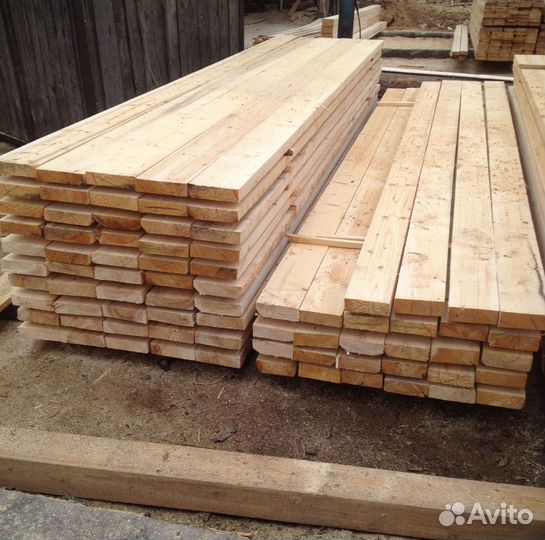 Доска сухая строганная