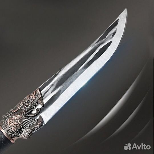 Нож туристический чёрный-tgd-6