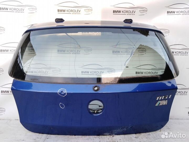Крышка багажника синяя E87 BMW