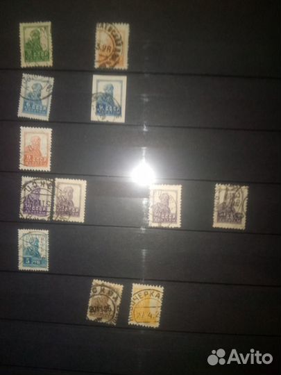 Альбом с марками царская Россия, ранние Советы
