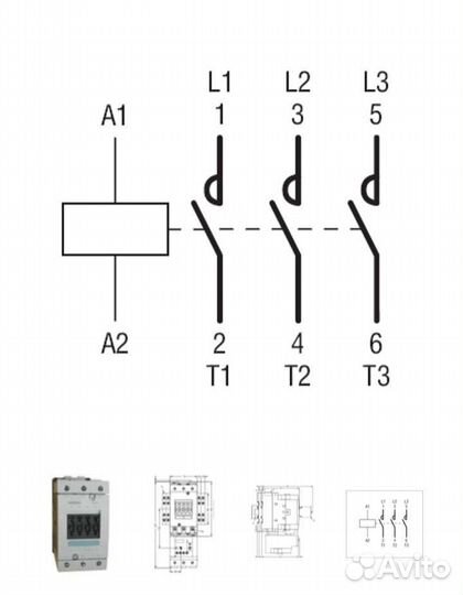 Контактор sirius 3RT Series 3RT1044