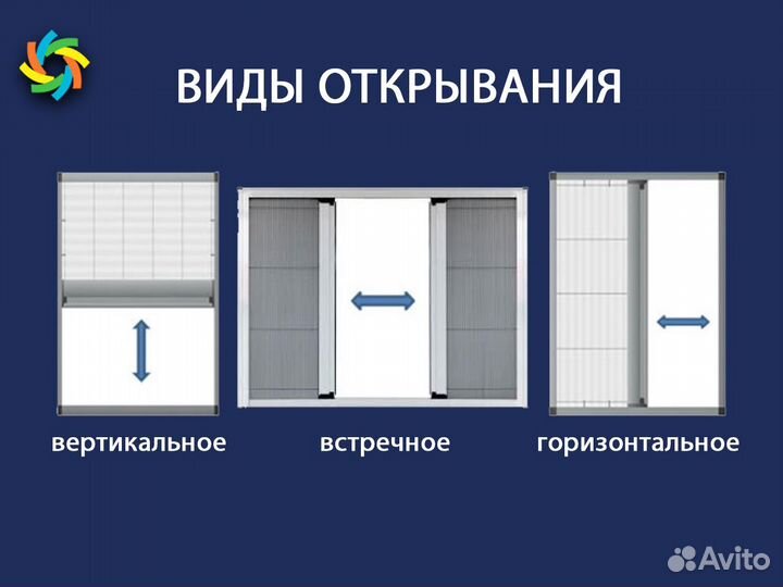 Раздвижная москитная сетка на окно
