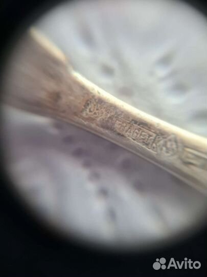 Ложка серебряная