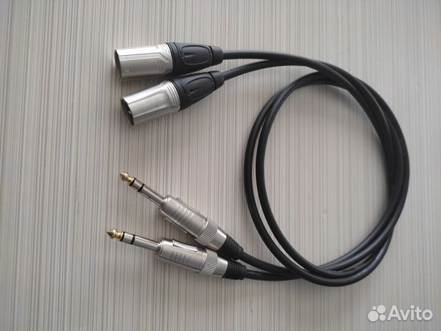 Коммутация балансная студийных мониторов TRS-XLR