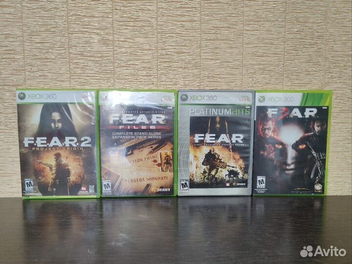 F.E.A.R. Трилогия Xbox 360 Все части1-3Files
