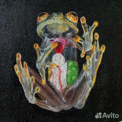 Картина акрилом на холсте