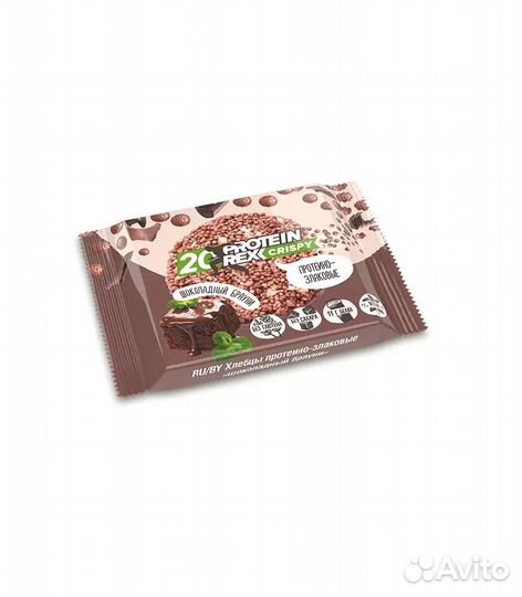 Протеино-злаковые хлебцы Protein Rex Crispy, шокол