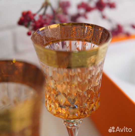 Бокалы Hermes 2 шт для вина в фирменной упаковке