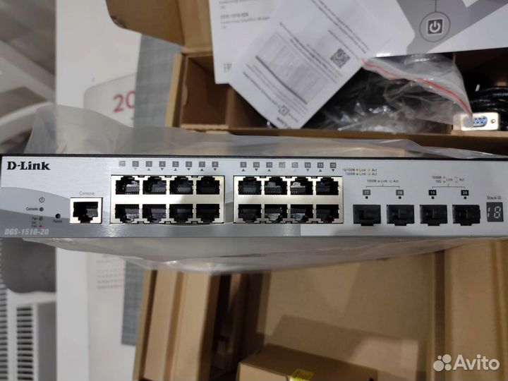 Коммутатор D-Link DL-DGS-1510-20