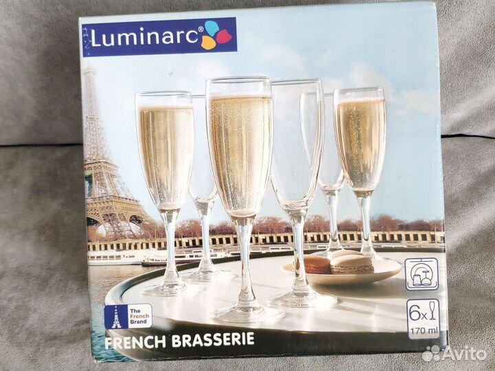 Набор фужеров для шампанского Luminarc 170мл 6шт