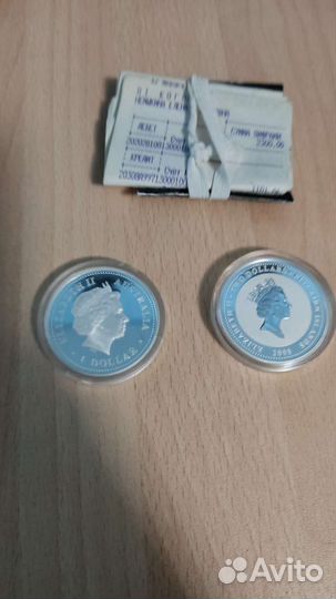 Серебряные монеты Австралийский доллар