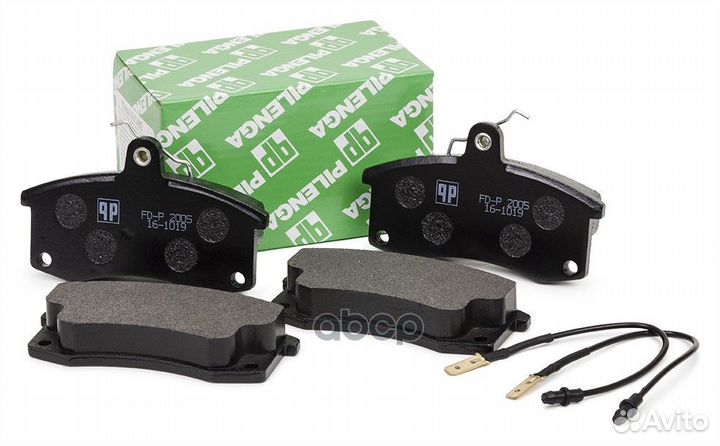 Колодки тормозные дисковые (2 датчика в комплек