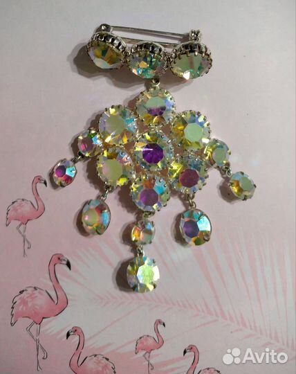 Брошь Чехия Яблонекс