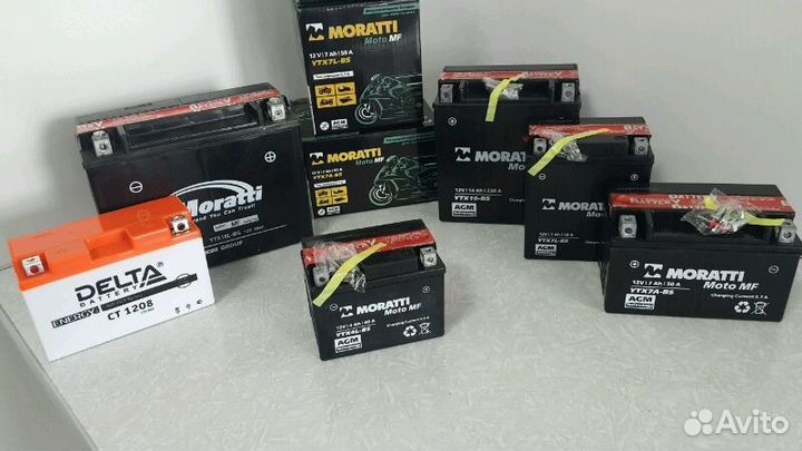Аккумуляторы мото 12 вольт