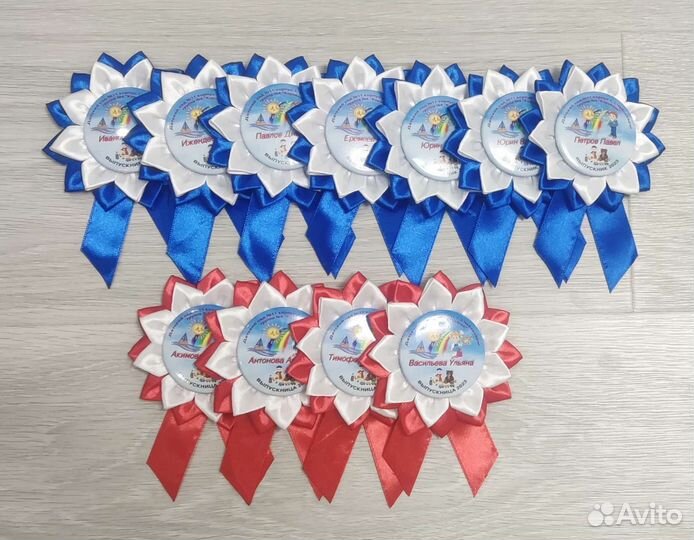 Значки-брошки на выпускной